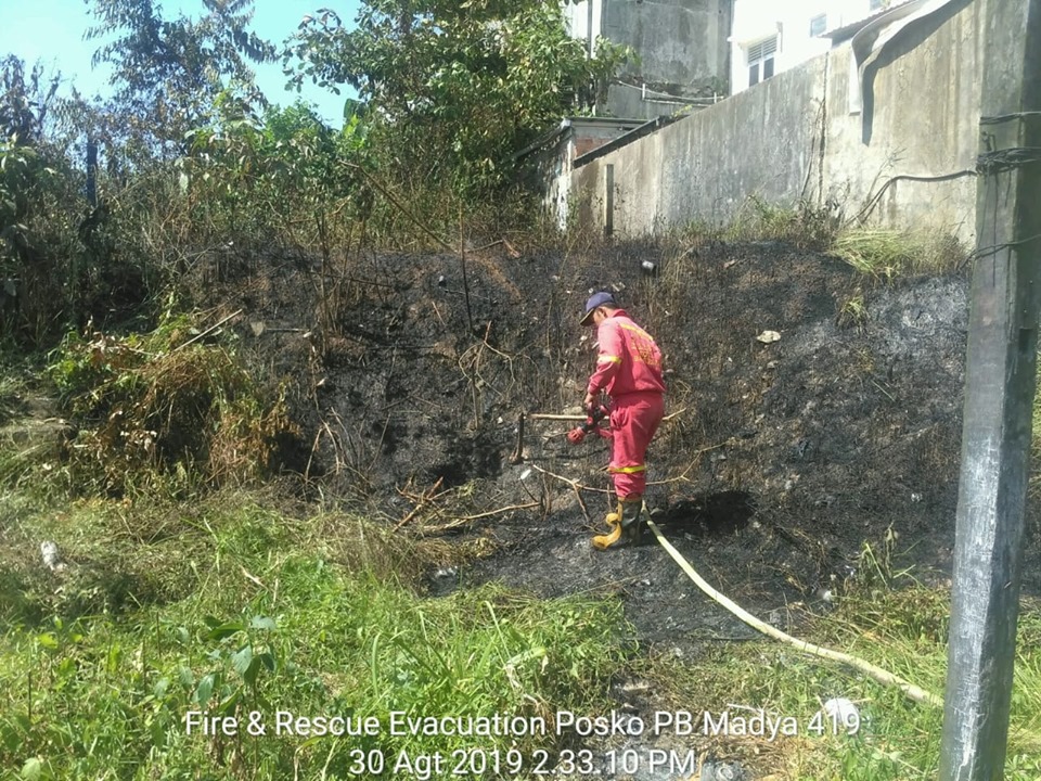 Kebakaran Lahan di Jl. MT. Haryono 30 Agustus 2019