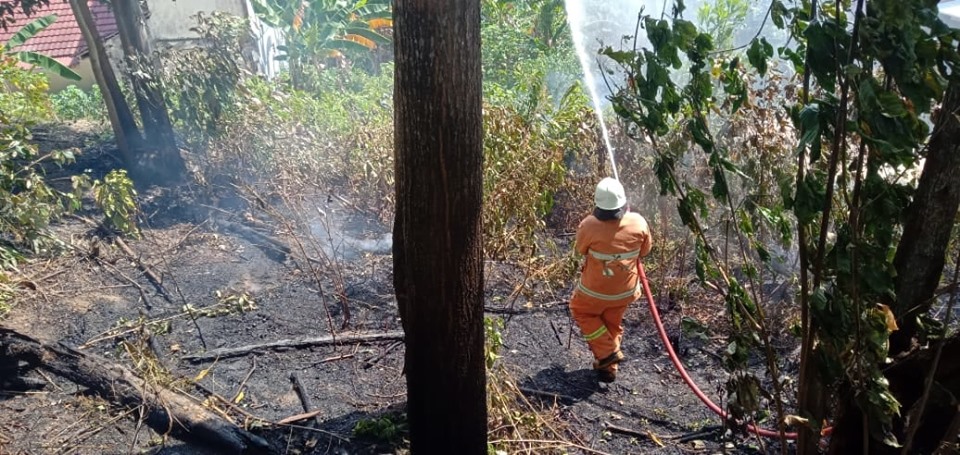 Kebakaran Lahan di Jl. Sepinggan Asri Utara