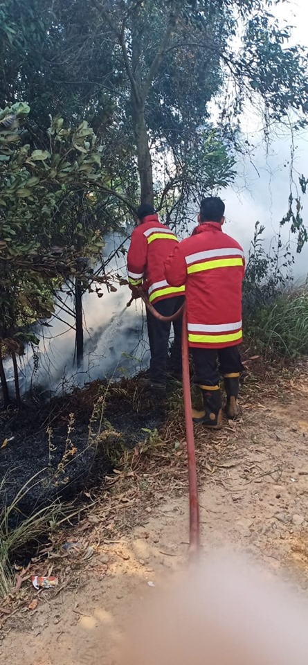 Kebakaran Lahan di Jl. Mulawarman Gg.Arjuna