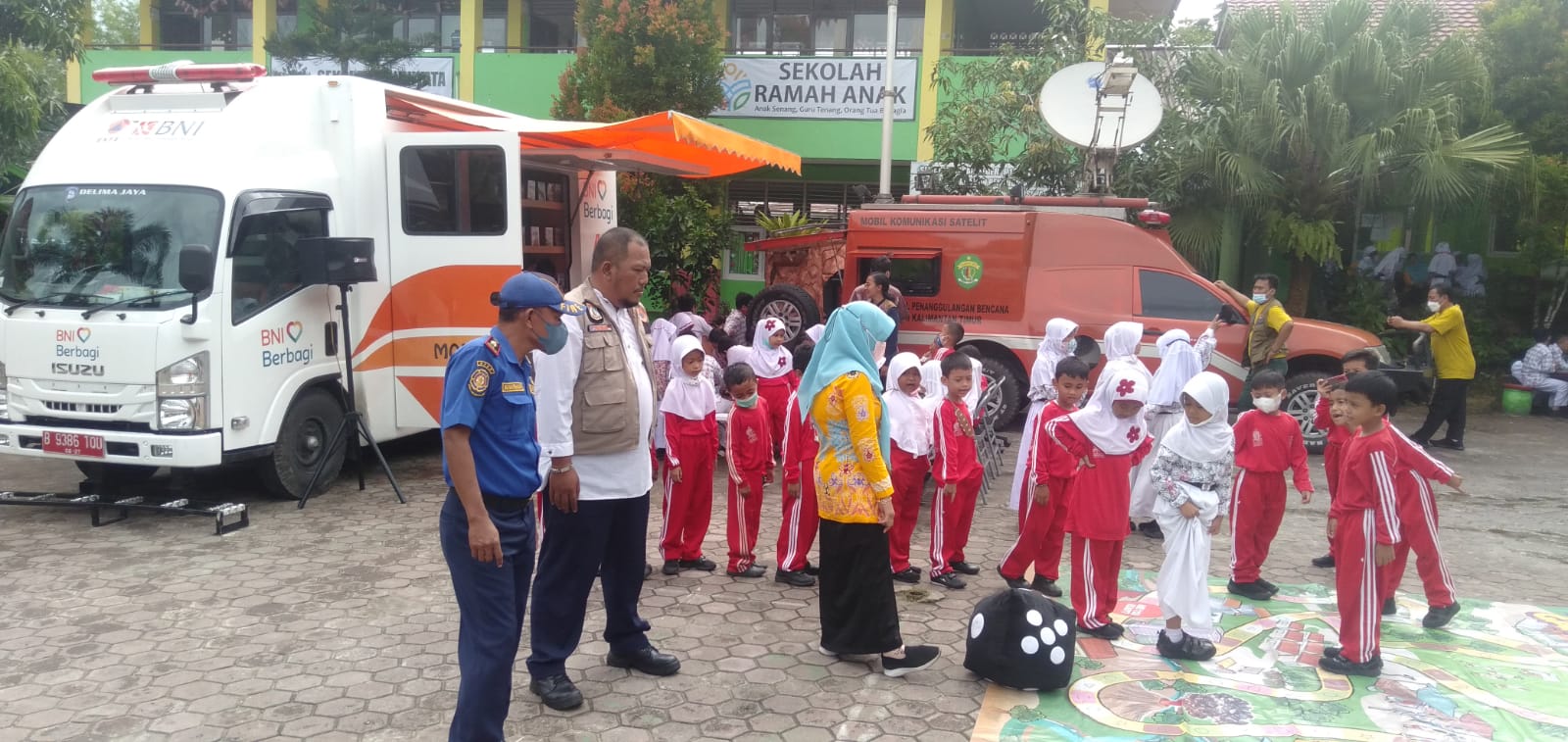 sosialisasi edukasi bencana di SDN 014 dan SDN 015 Balikpapan Selatan