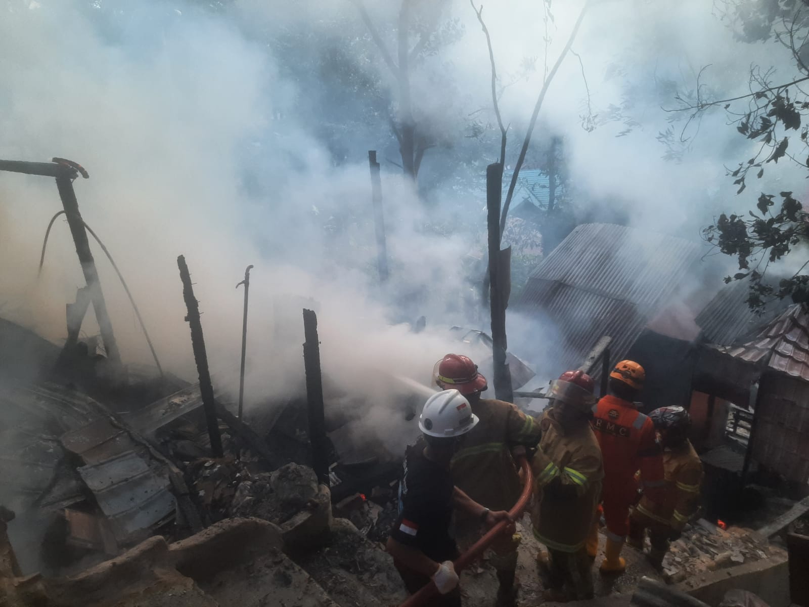 Kebakaran Pemukiman di Bonto Bolaeng dan di Jalan Brantas