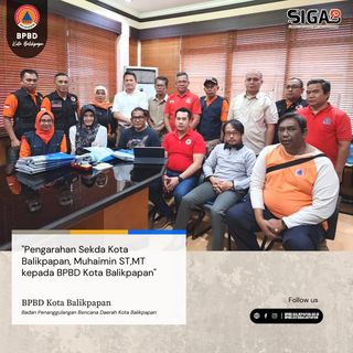 Pengarahan Sekda Kota Balikpapan Kepada BPBD Kota Balikpapan