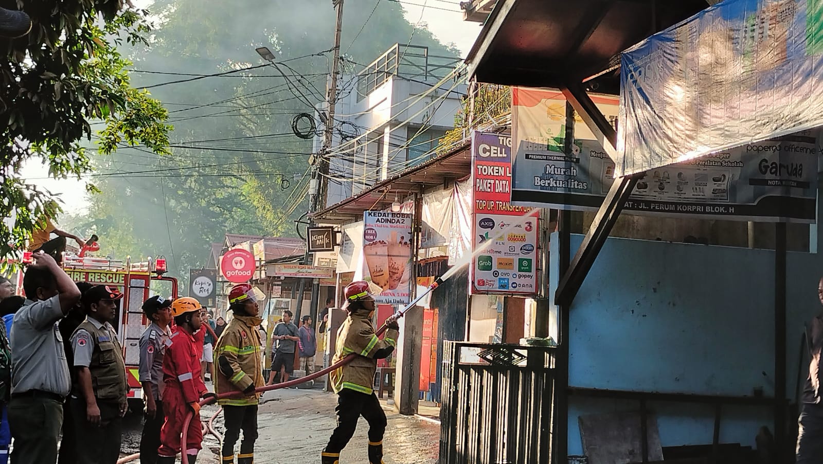 Kebakaran Di Jalan Abdi Praja  kelurahan Sepinggan baru