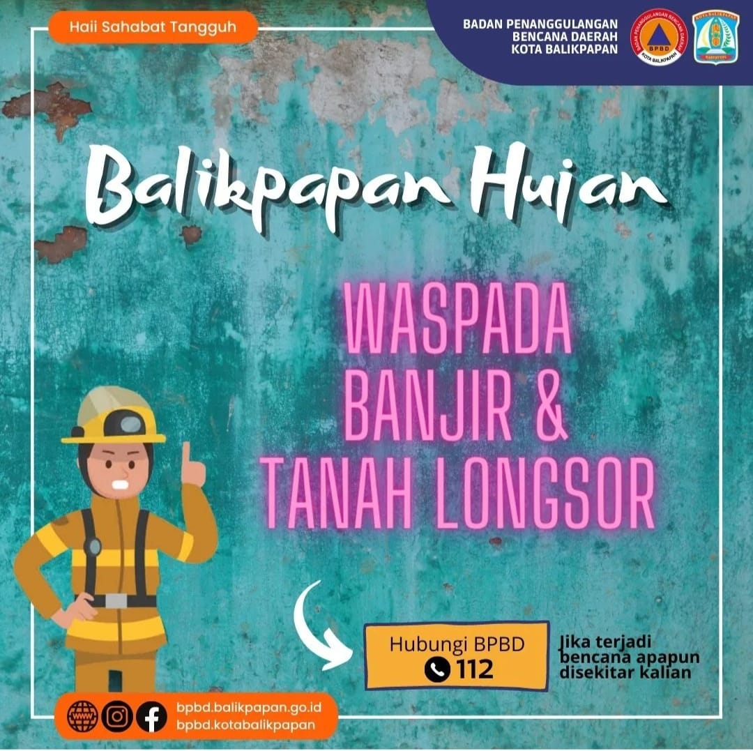 UPDATE Peringatan Dini Cuaca Kota Balikpapan