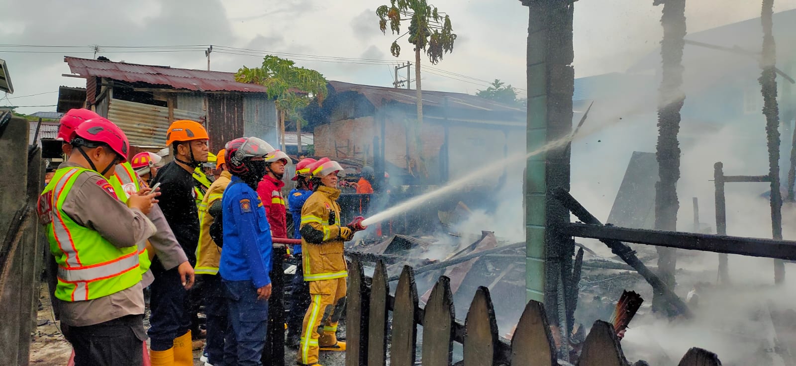 Kebakaran Pemukiman di Jalan  Yuka 1 RT 28 kelurahan Sepinggan