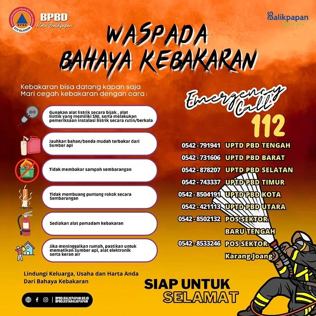 Waspada Bahaya Kebakaran