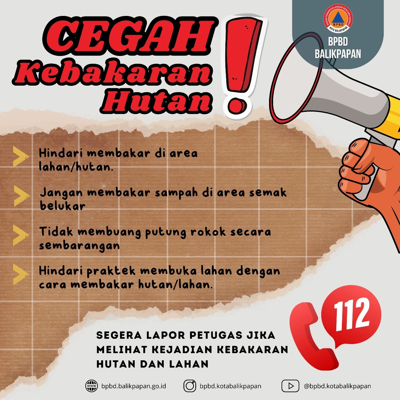 Mari Kita Cegah Kebakaran Hutan dan Lahan