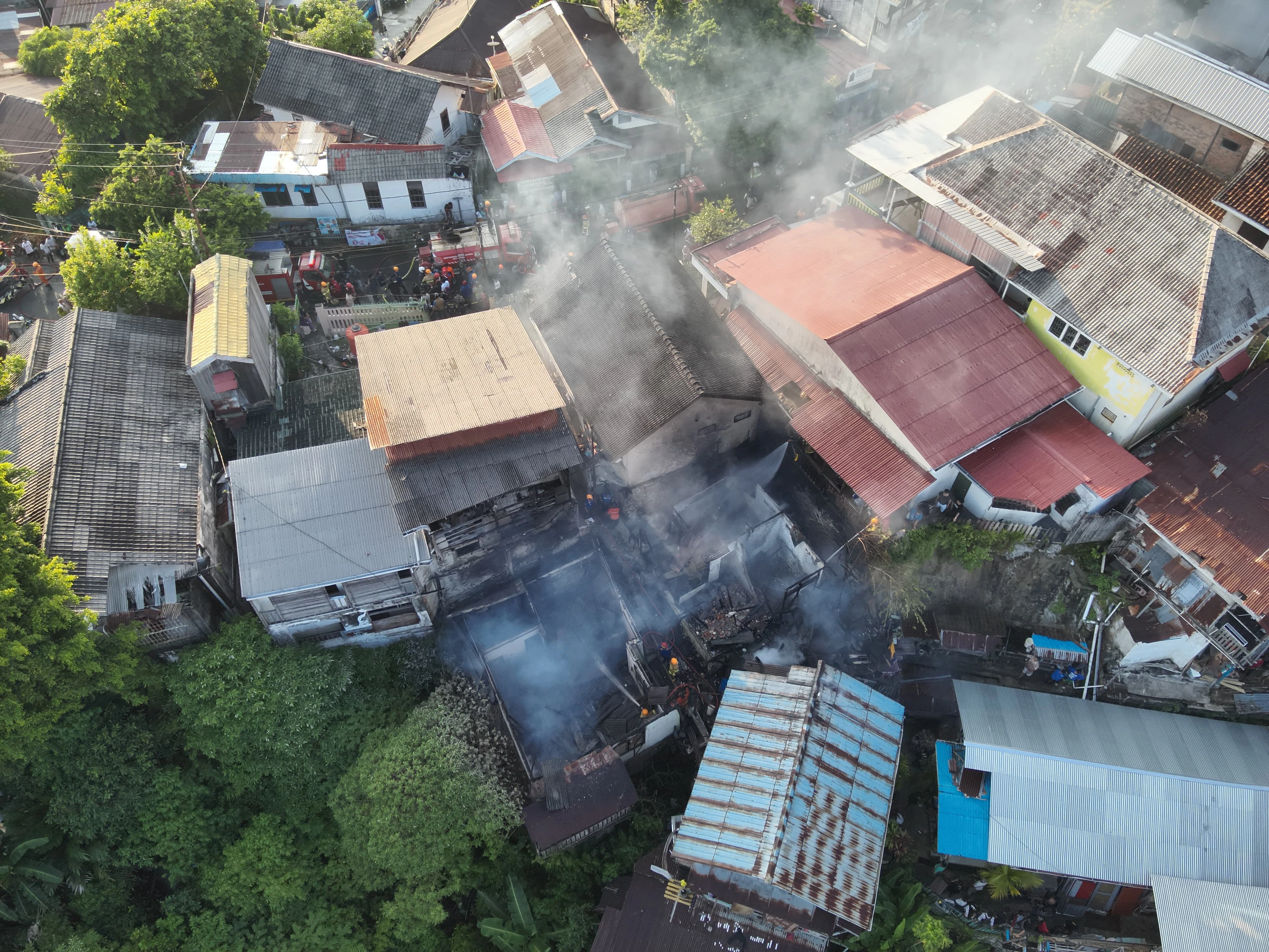 Kebakaran Pemukiman di Jalan Blora 2