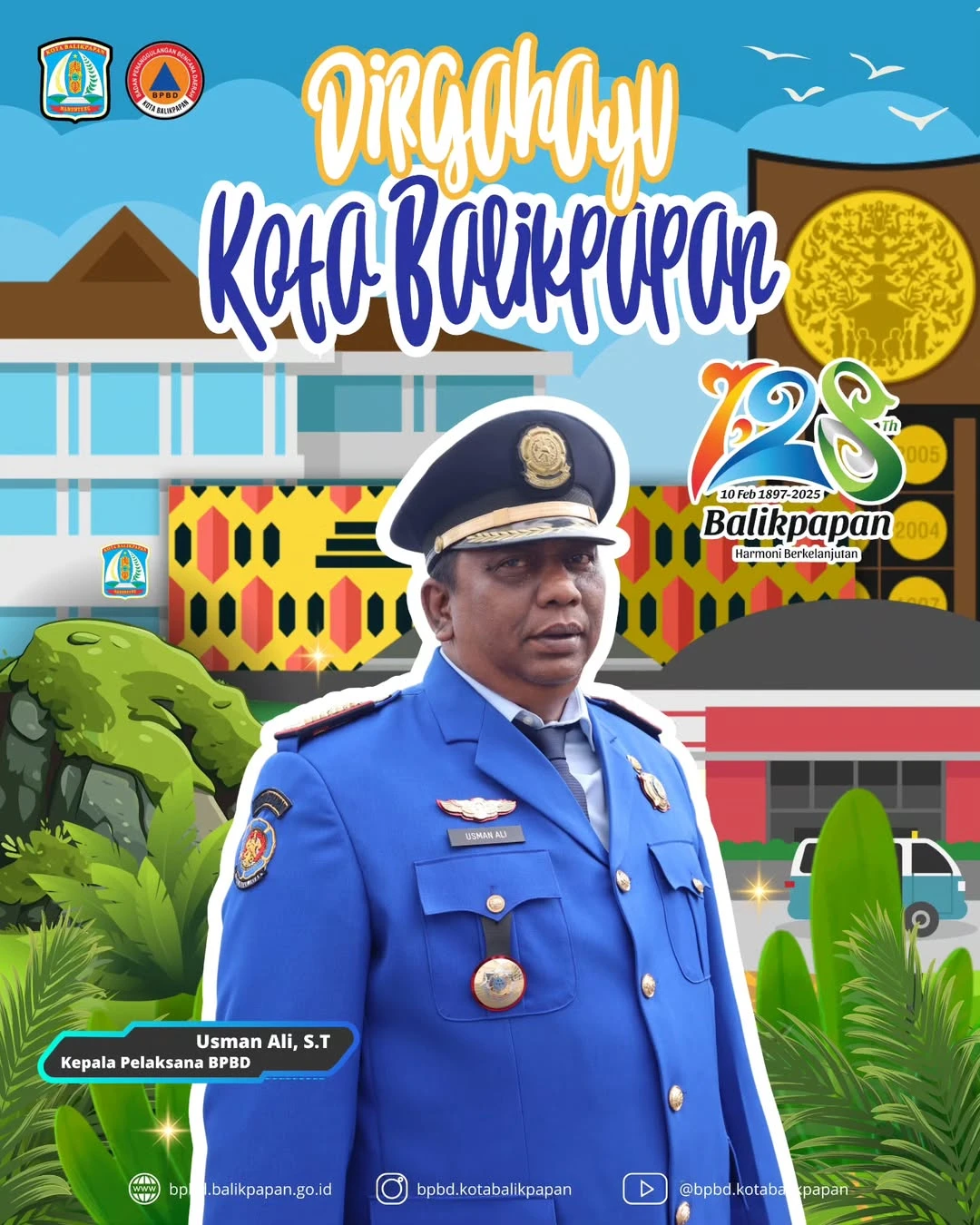 Selamat Hari Jadi ke-128 Kota Balikpapan! Selamat Hari Jadi ke-128 Kota Balikpapan!