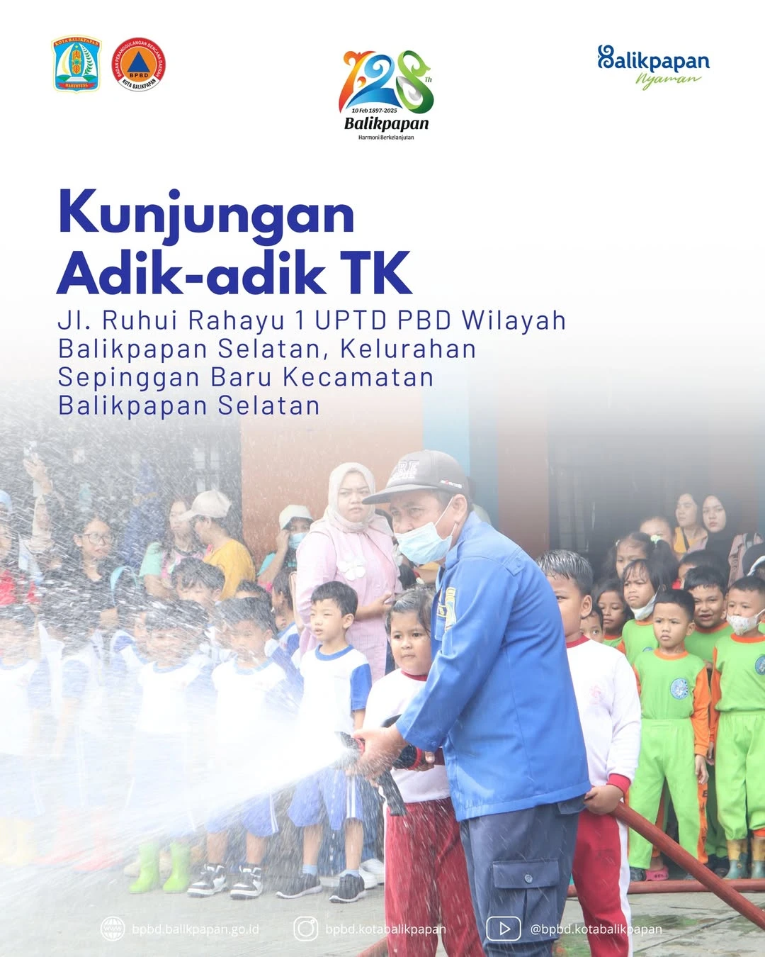 BPBD Terima Kunjungan Adik-Adik TK BPBD Terima Kunjungan Adik-Adik TK