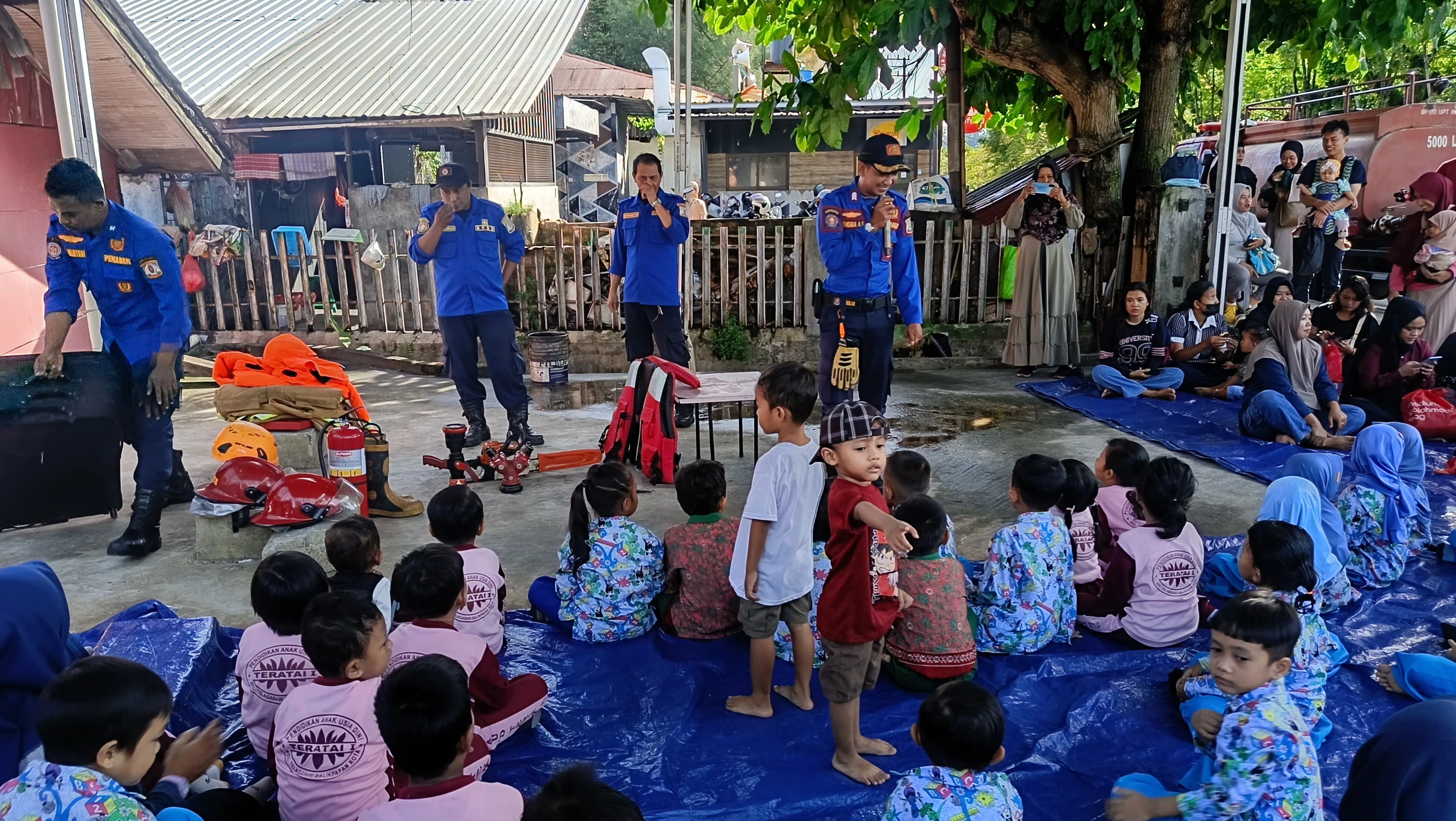 UPTD PBD Wilayah Kota BPBD Kota Balikpapan Terima Kunjungan Adik-Adik TK